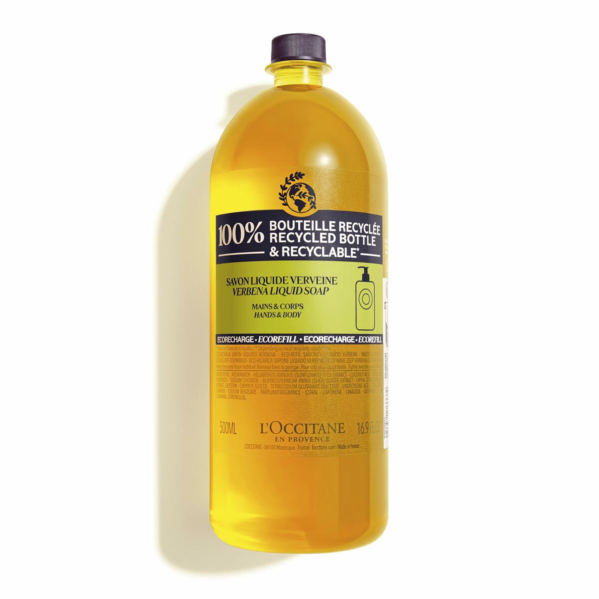 Duschtvål L'Occitane En Provence   500 ml Verbena Påfyllning