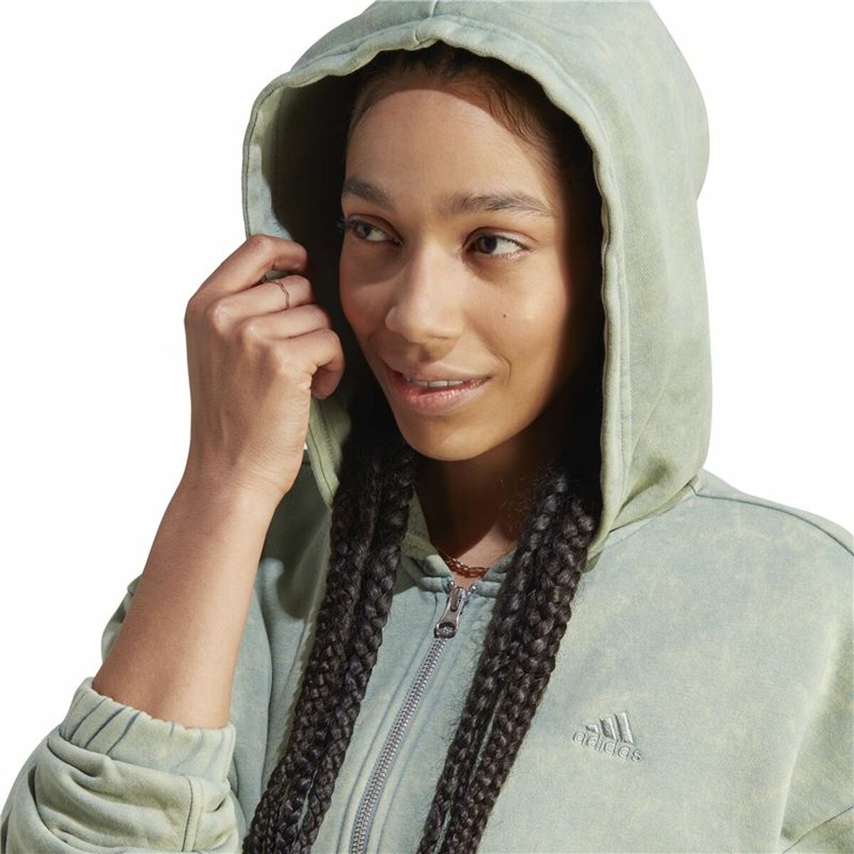 Tröja med huva Dam Adidas All Szn Ws Fz - 4
