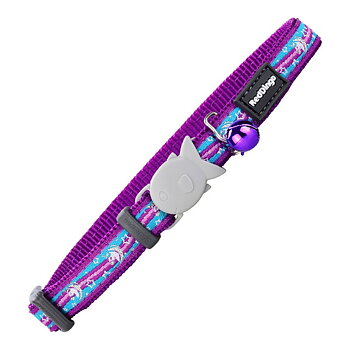 Katt krage Red Dingo Style Purpur 20-32 cm Enhörning