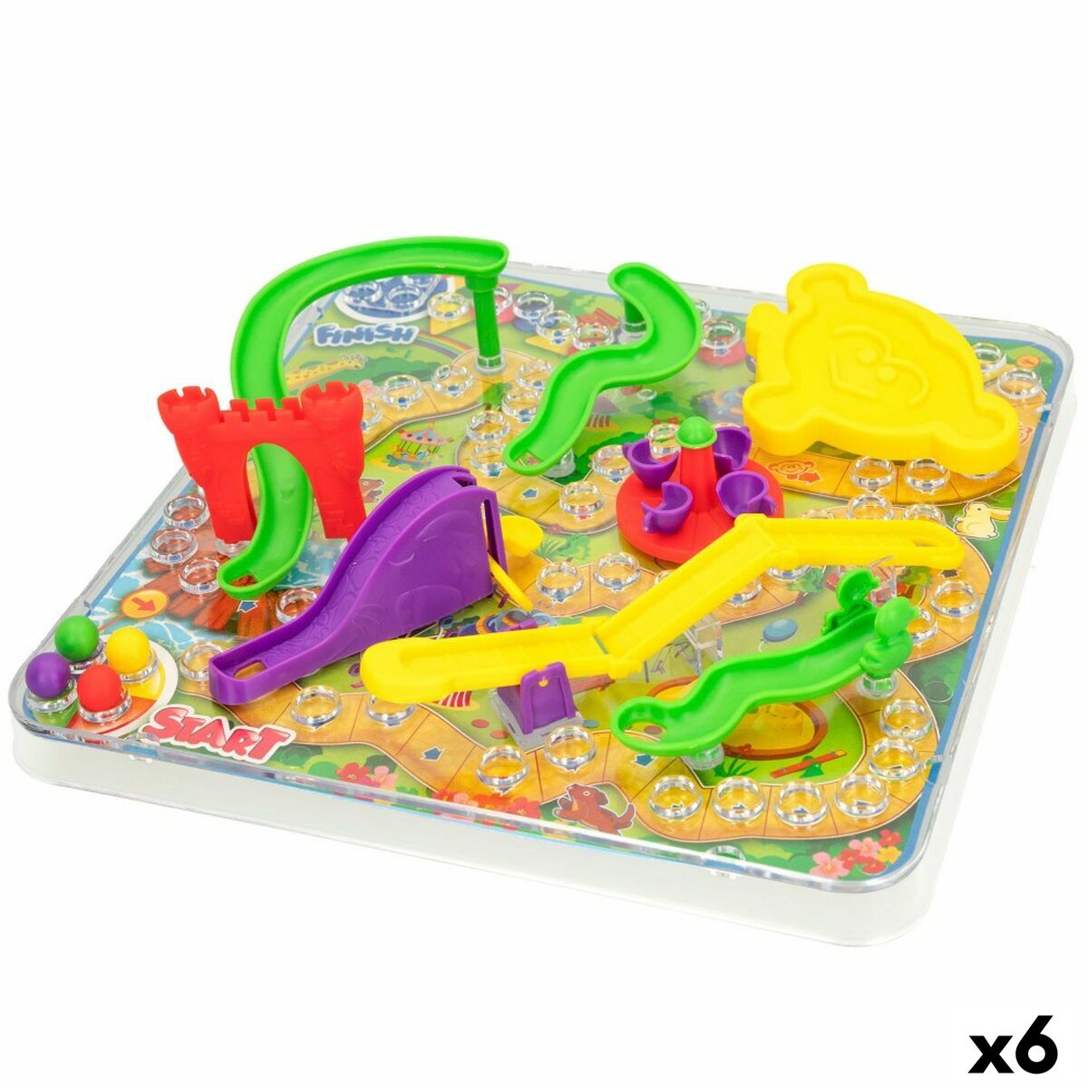 Sällskapsspel Colorbaby Trapport 3D (6 antal)