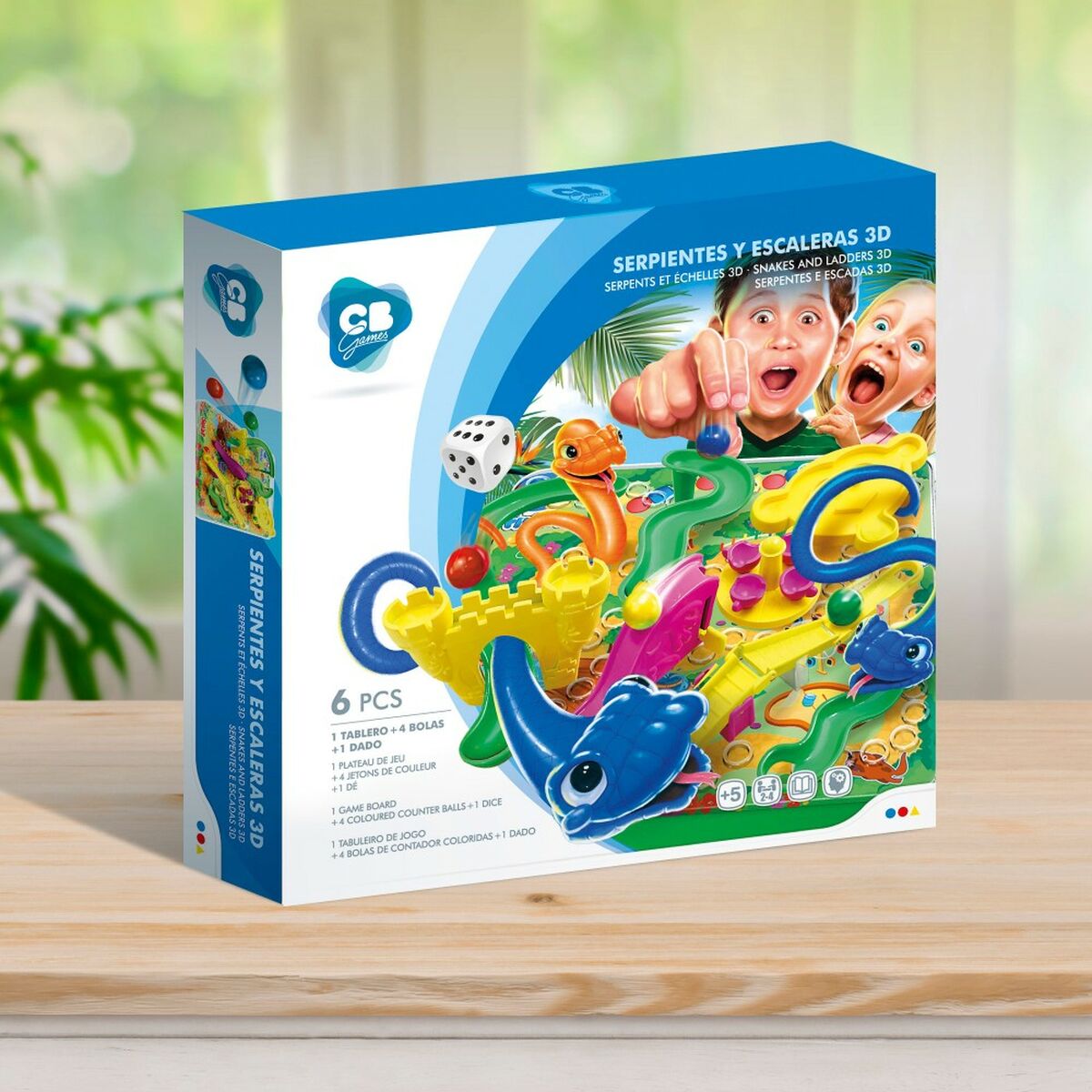 Sällskapsspel Colorbaby Trapport 3D (6 antal) - 2