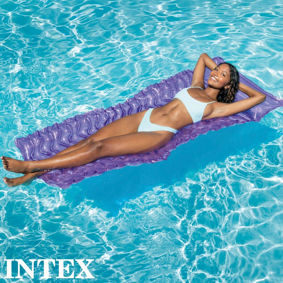 Luftmadrass Intex Tote-N-Float 229 x 86 cm (6 antal) - 2