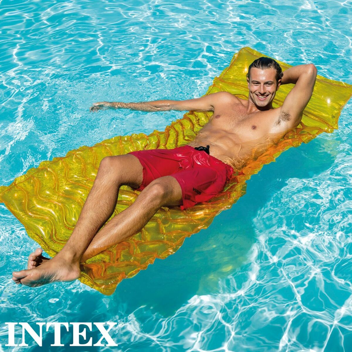 Luftmadrass Intex Tote-N-Float 229 x 86 cm (6 antal) - 3