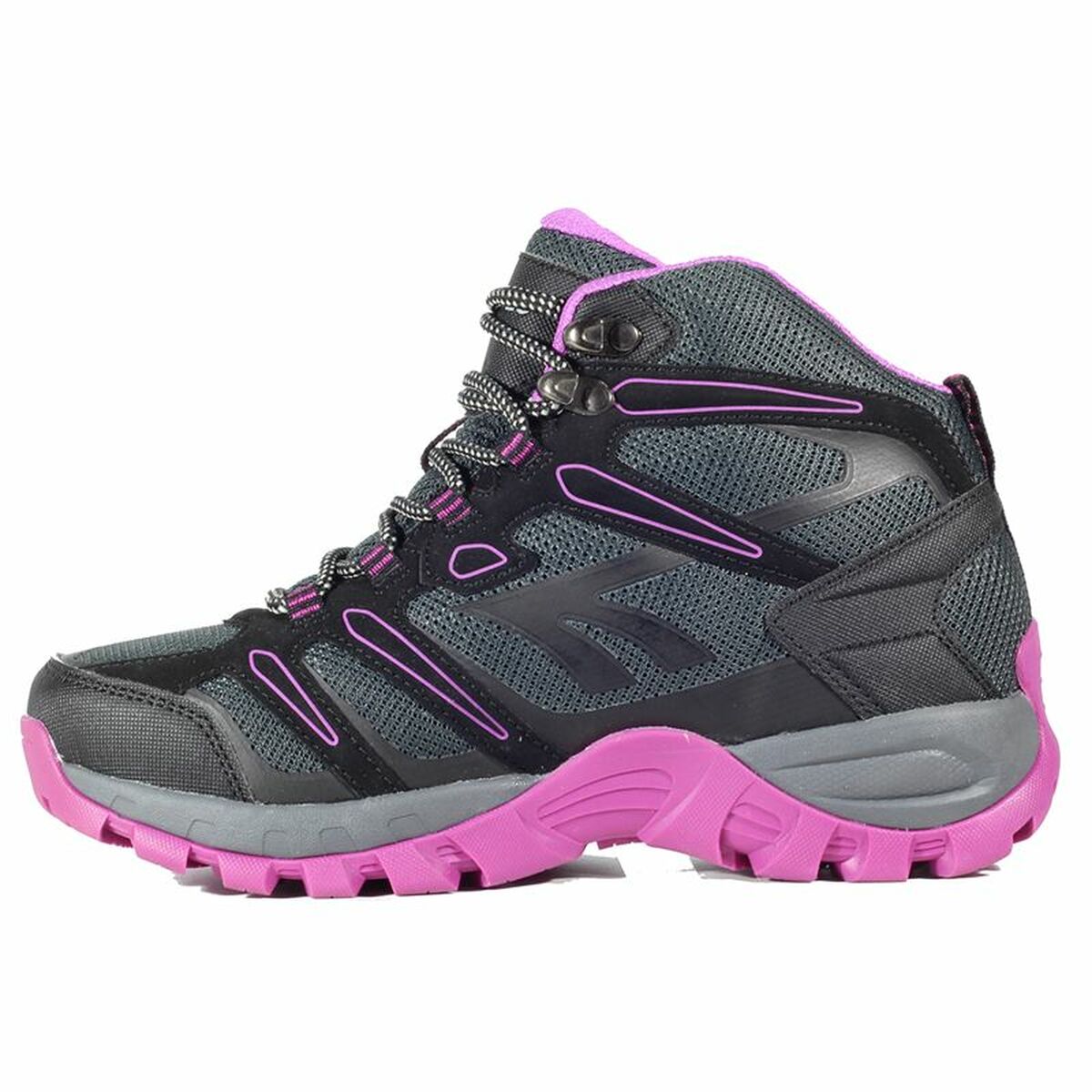 Vandring stövlar Hi-Tec Muflon Mid Wp Mujer Svart - 4