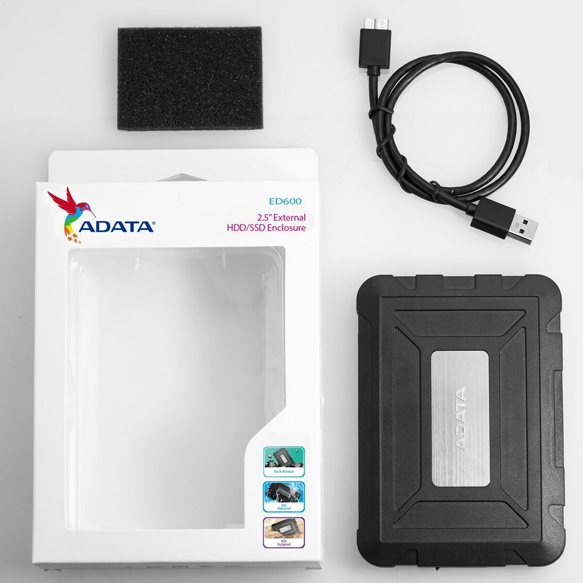 Externlåda Adata ED600 Svart 2,5" - 2