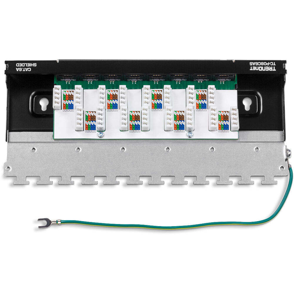 Patchpanel 8 UTP Portar Kategori 6 Trendnet TC-P08C6AS - 2