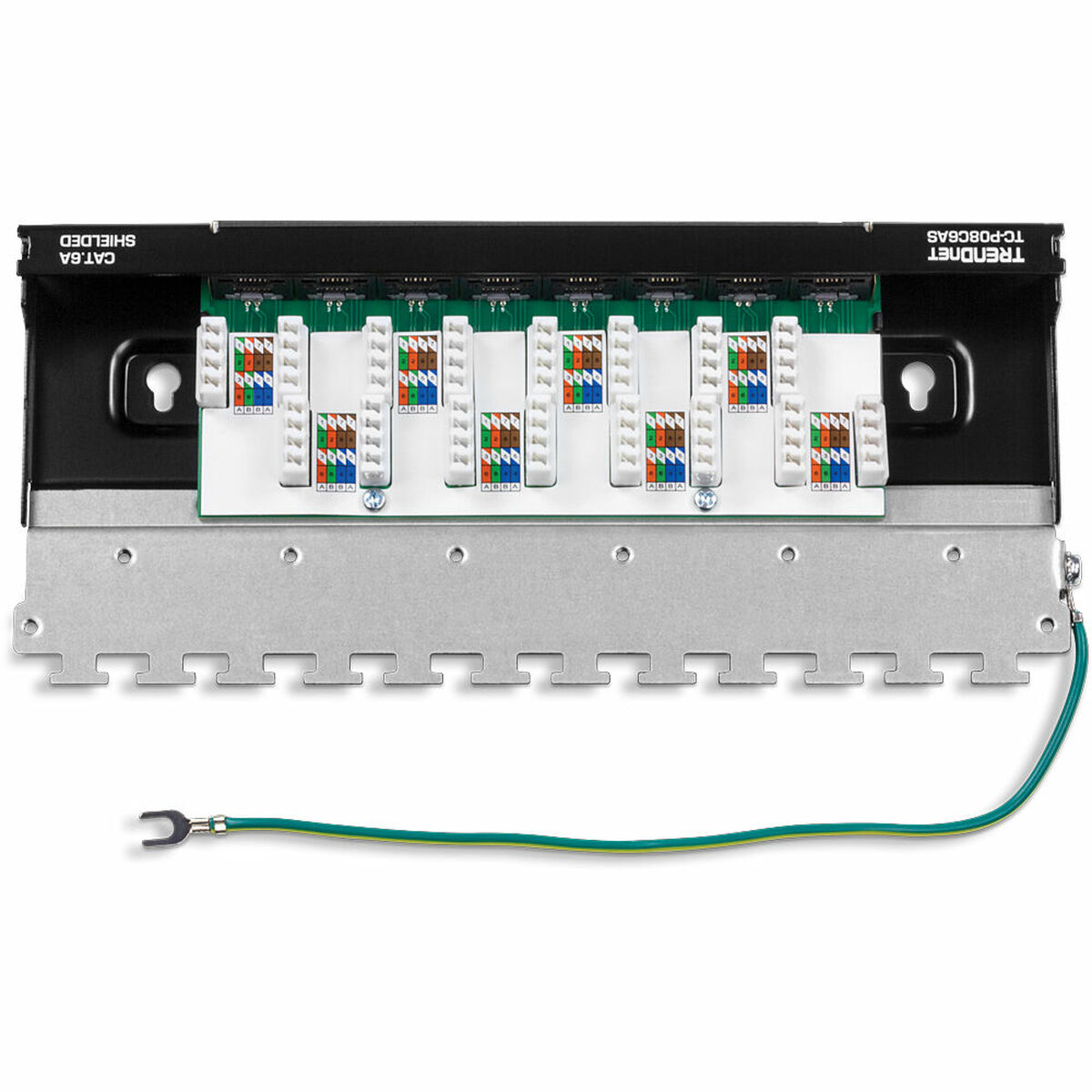 Patchpanel 8 UTP Portar Kategori 6 Trendnet TC-P08C6AS - 6