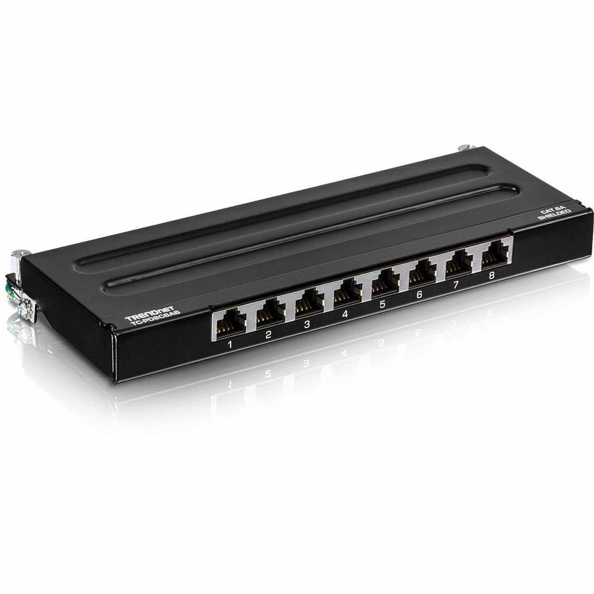 Patchpanel 8 UTP Portar Kategori 6 Trendnet TC-P08C6AS - 5