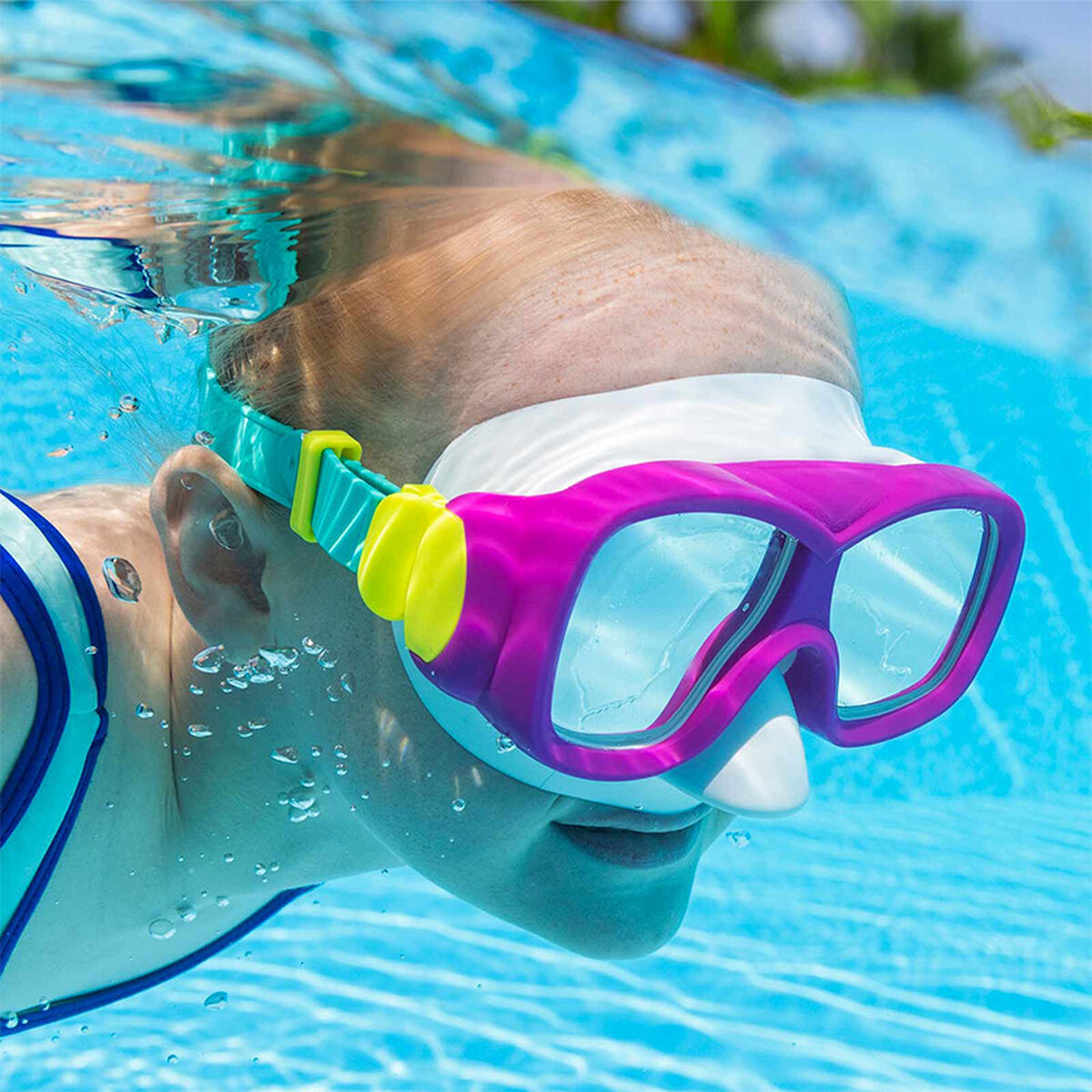 Bestway Vuxen Simma Silikon Antifog Olika Färger +14 År Strand och Pool 21130 - 7