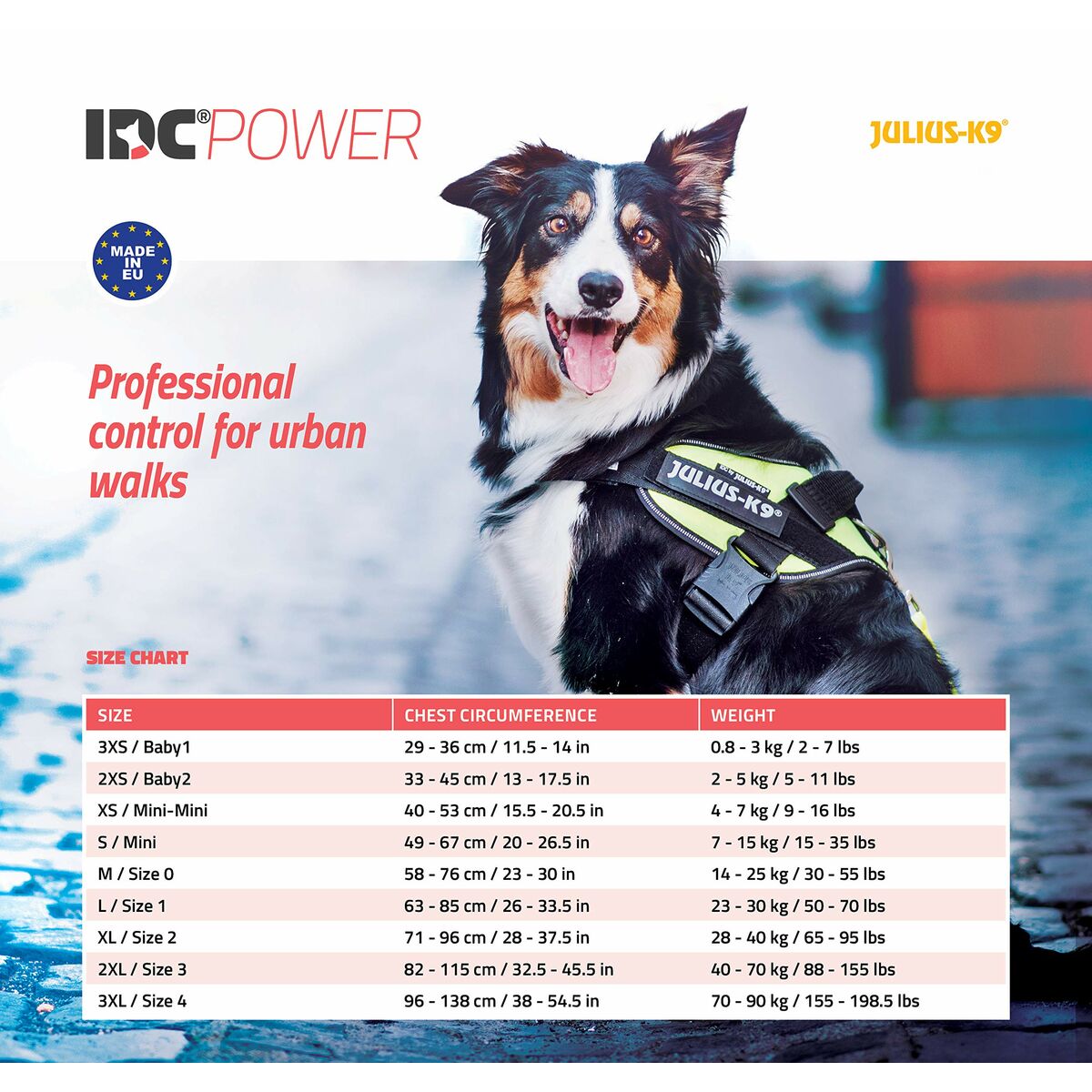 Hundsele Julius K9 IDC Blå L/XL 2 - 7
