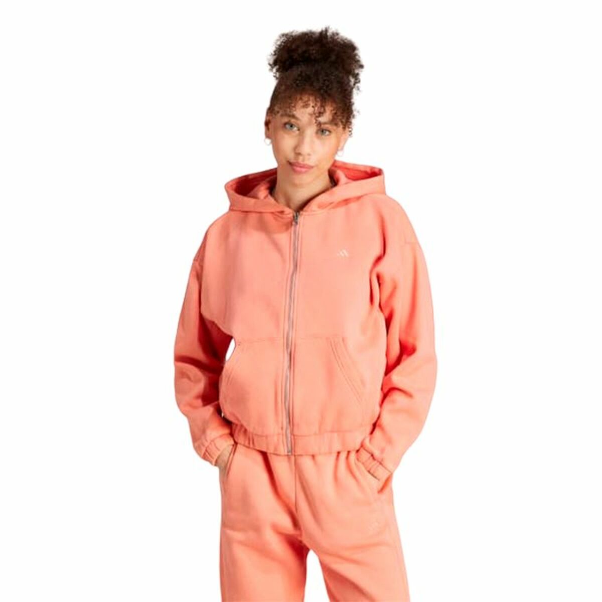 Tröja med huva Dam Adidas All Szn Lax - 2