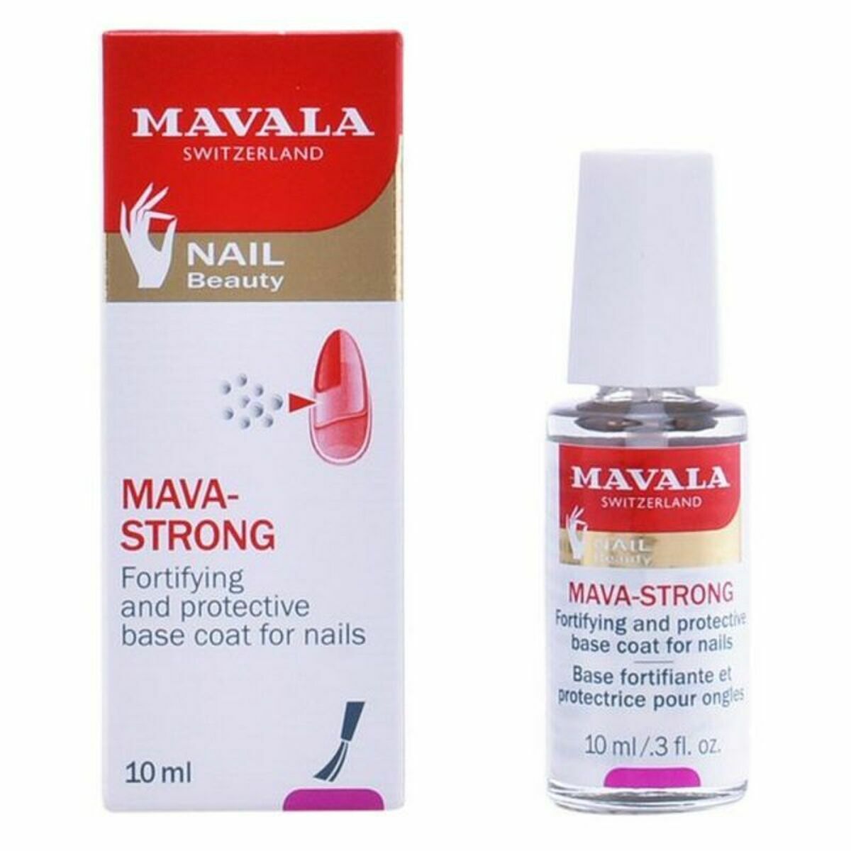 Underlacksgel Mavala Strong 10 ml Stärkande behandling