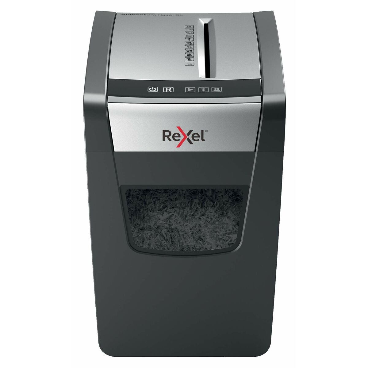 Dokumentförstörare Rexel Momentum X410-SL 10 Blad Svart - 4