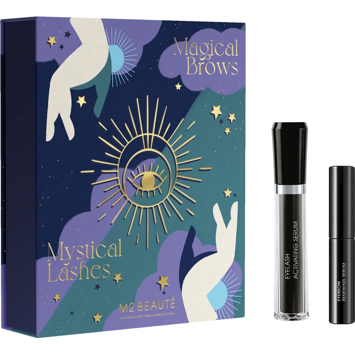 Skönhetsset M2 Beauté Mystical Brows & Lashes 2 Delar