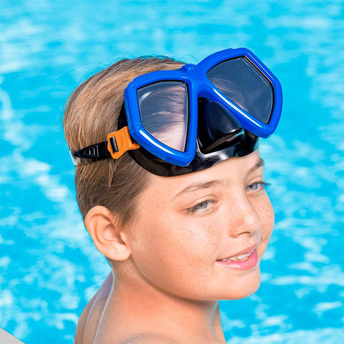 Bestway Barn Dykmask Med Anatomisk Rem Blandade Färger +3 år Strand och Pool 22011 - 7
