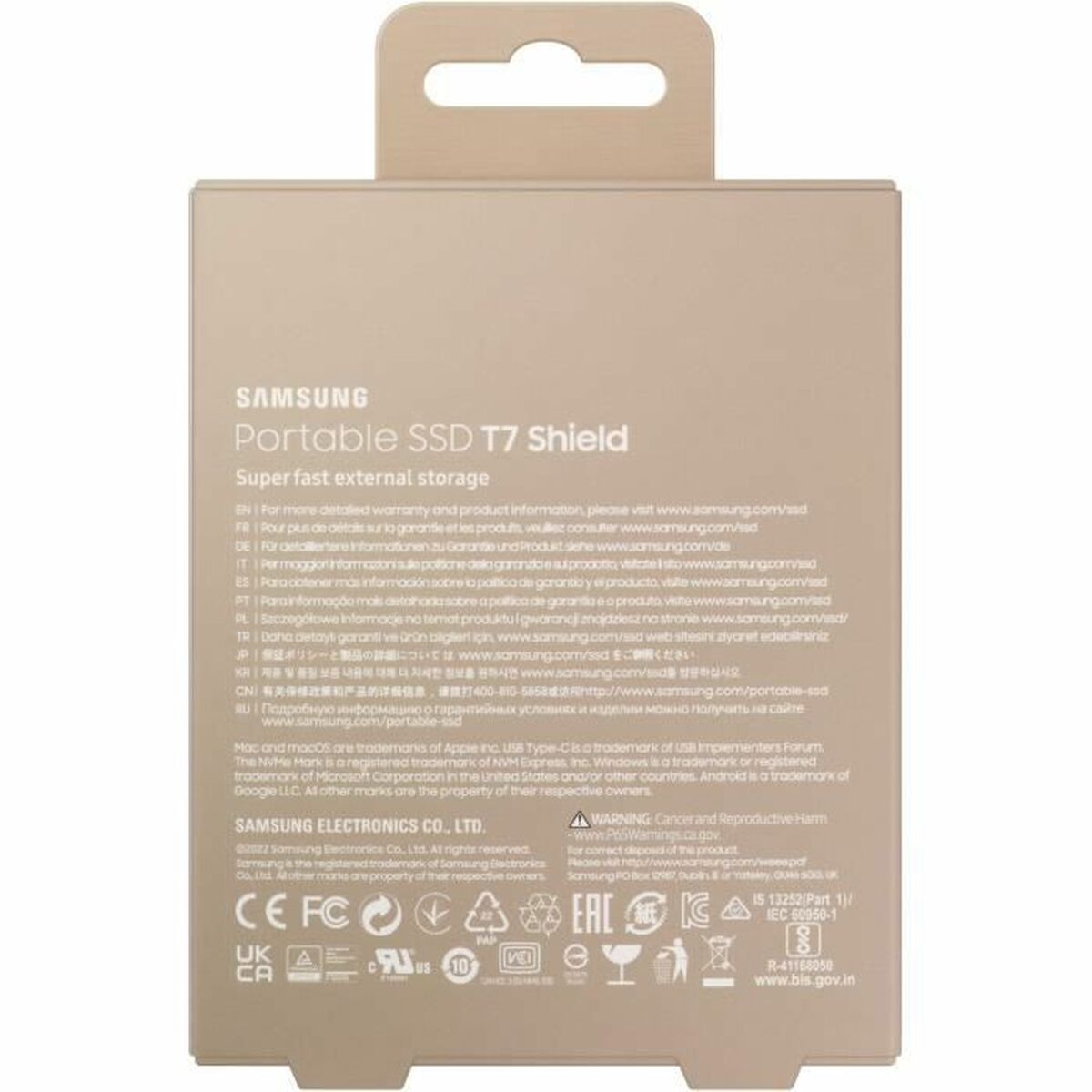 Extern Hårddisk Samsung MU-PE2T0K 2 TB SSD - 3