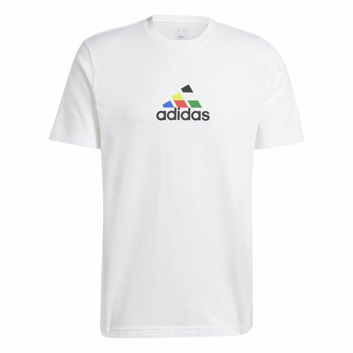 T-shirt med kortärm Herr Adidas House Of Tiro Nations Graphic Vit