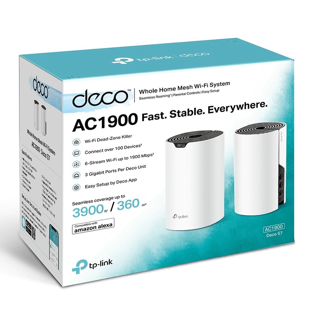 Anslutningspunkt TP-Link DECO S7 (2-Pack) Mesh AC1900 - 2