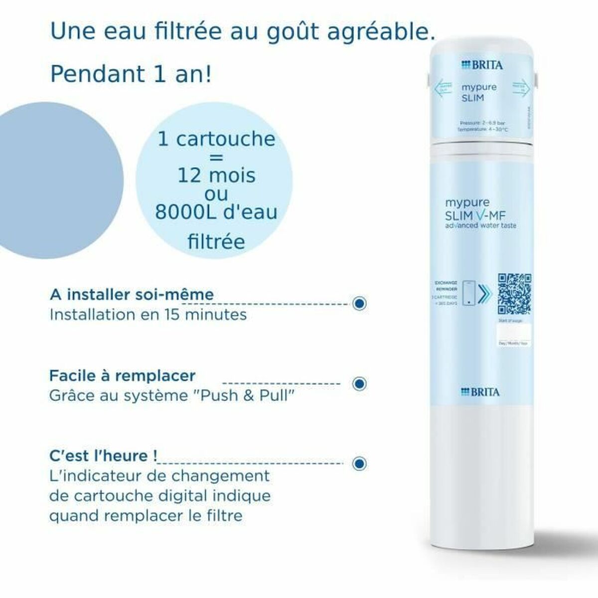 Water filter Brita mypure SLIM 1052846 - 3