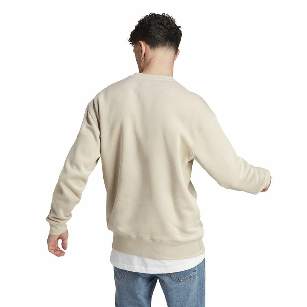 Tröja utan huva Herr Adidas All Szn Vit Beige - 3