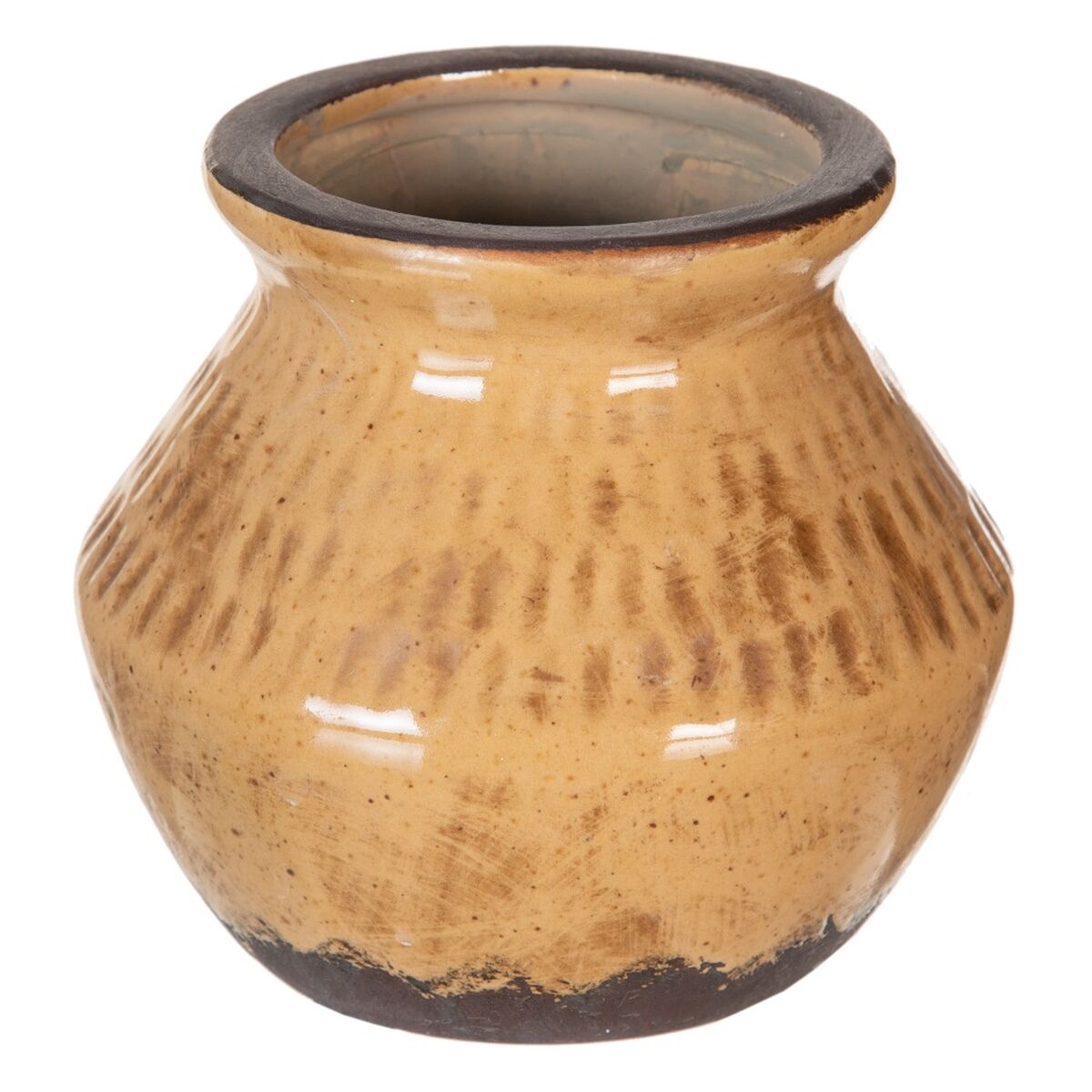 Vas Brun Keramik 13 x 13 x 11,5 cm