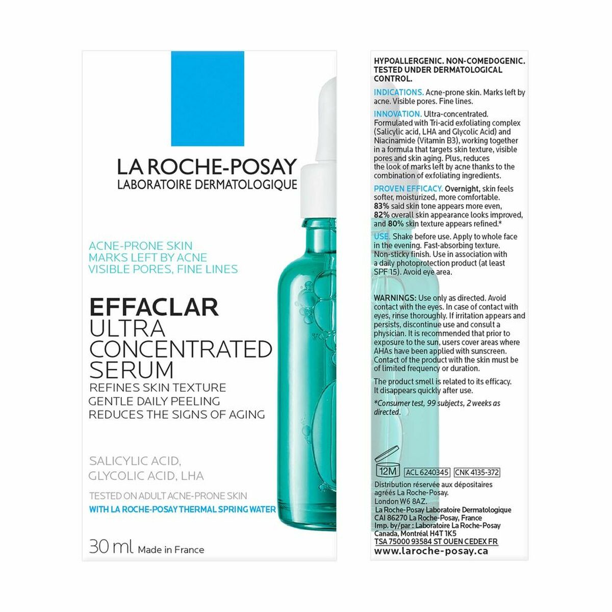Exfolierande serum La Roche Posay Effaclar Koncentrerad - 2