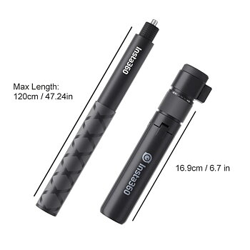 Selfiesticka Utdragbar Insta360 ONE R / ONE X / ONE Invisible