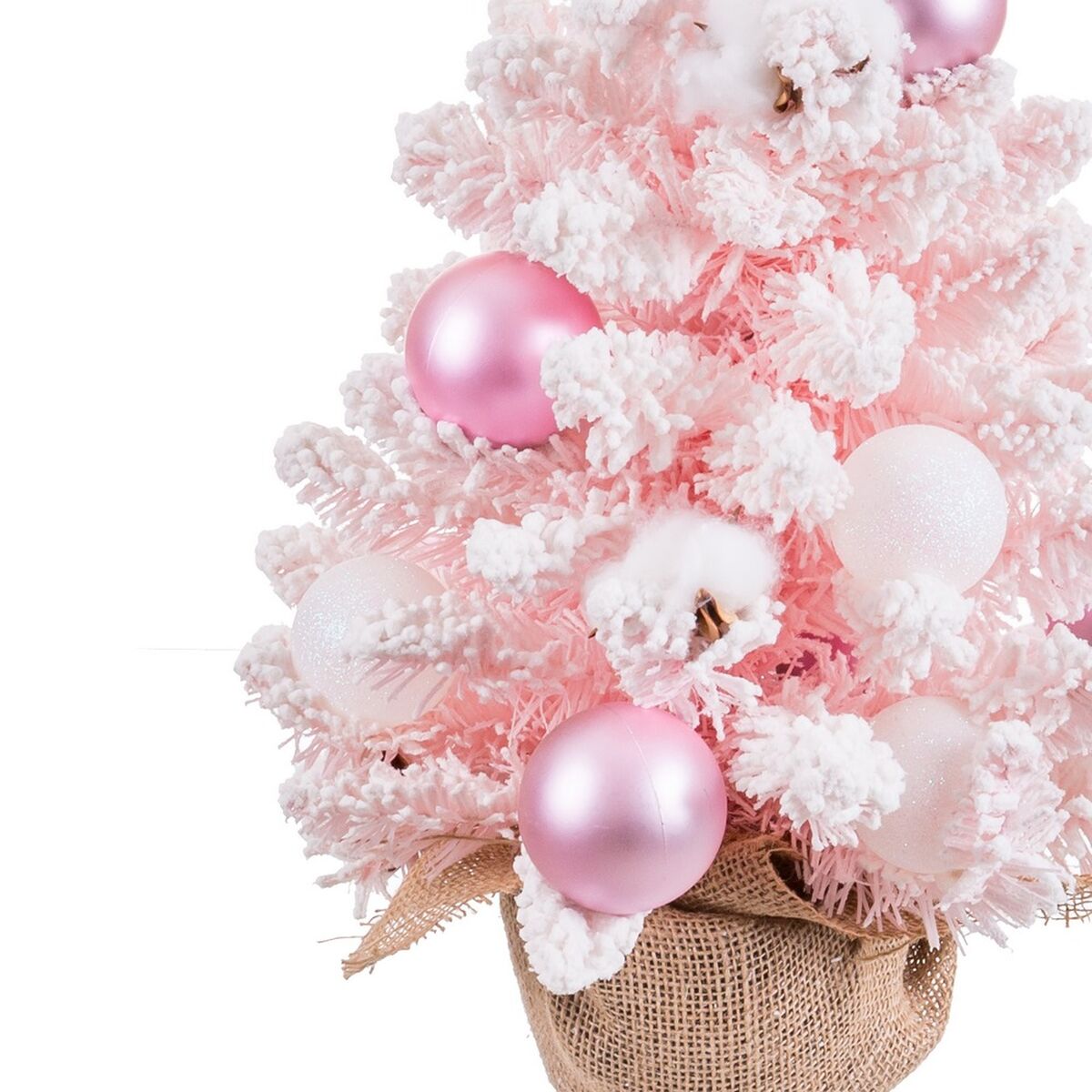 Julgran Rosa PVC 25 x 25 x 60 cm - 2
