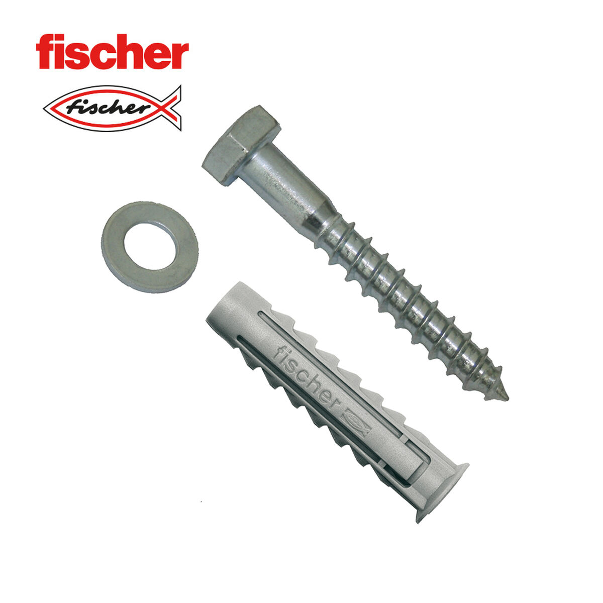 Pluggar och skruv Fischer 535512 (2 antal)