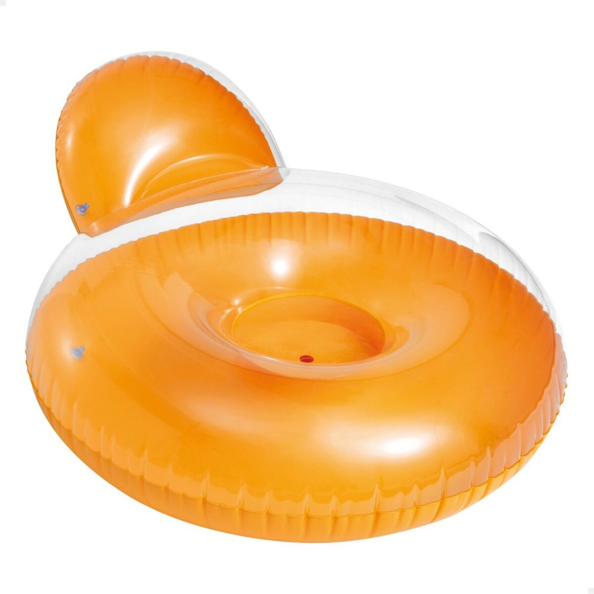 Uppblåsbar stol för pool Intex Rund 137 x 122 cm - 5