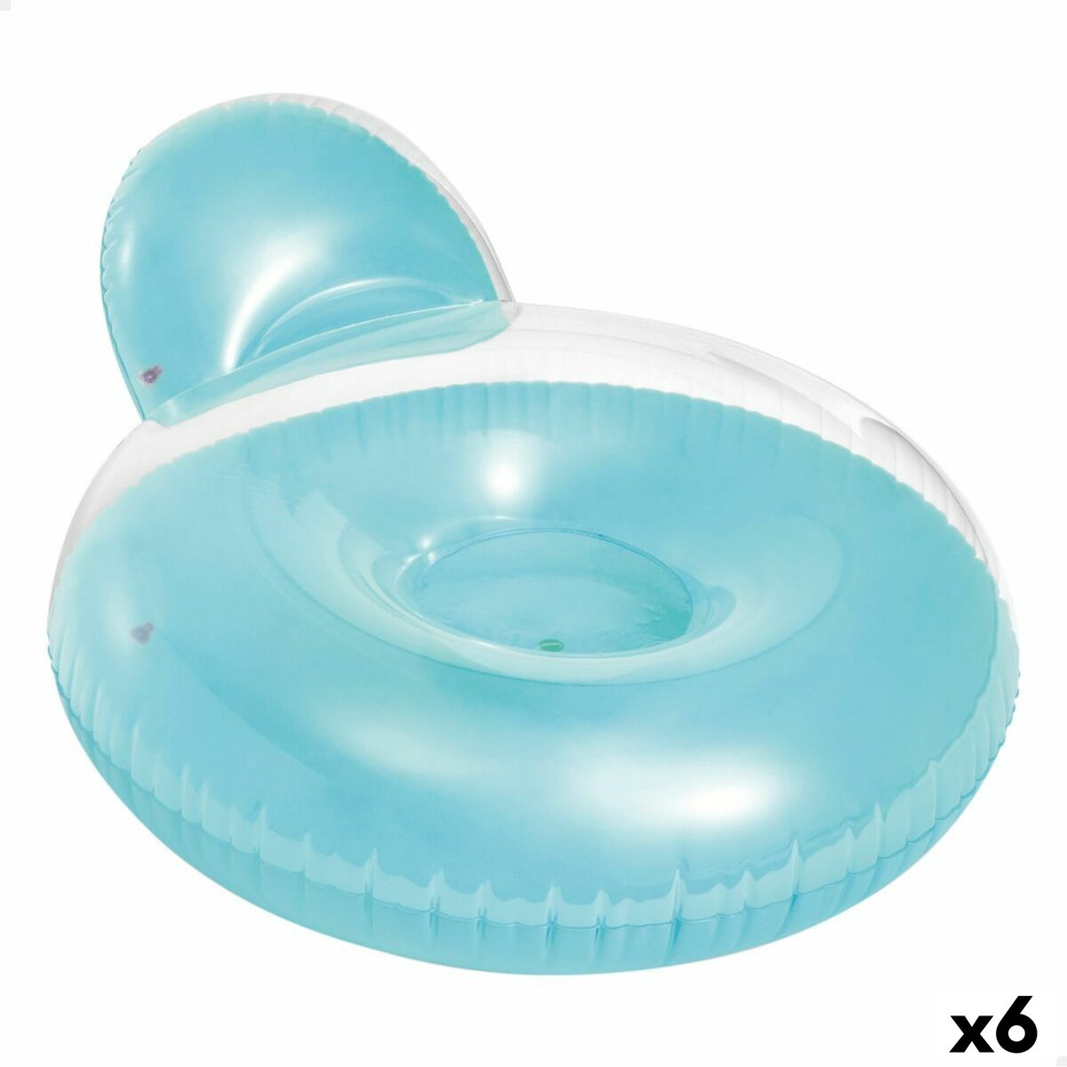 Uppblåsbar stol för pool Intex Rund 137 x 122 cm - 13