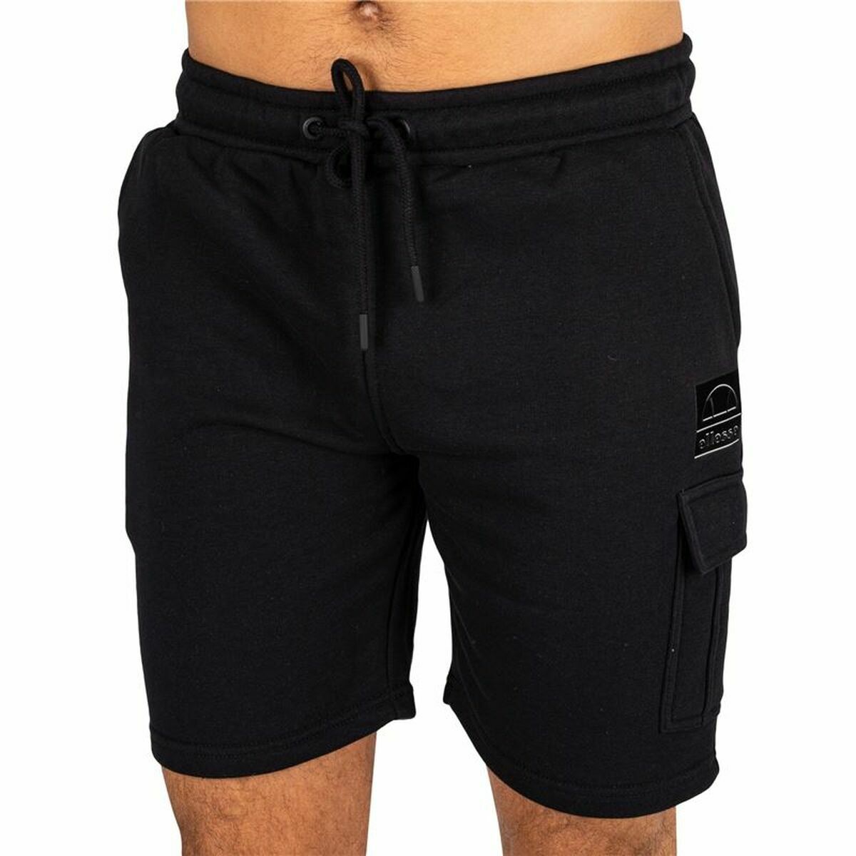 Sportshorts för män Ellesse Michael Fleece Svart - 2