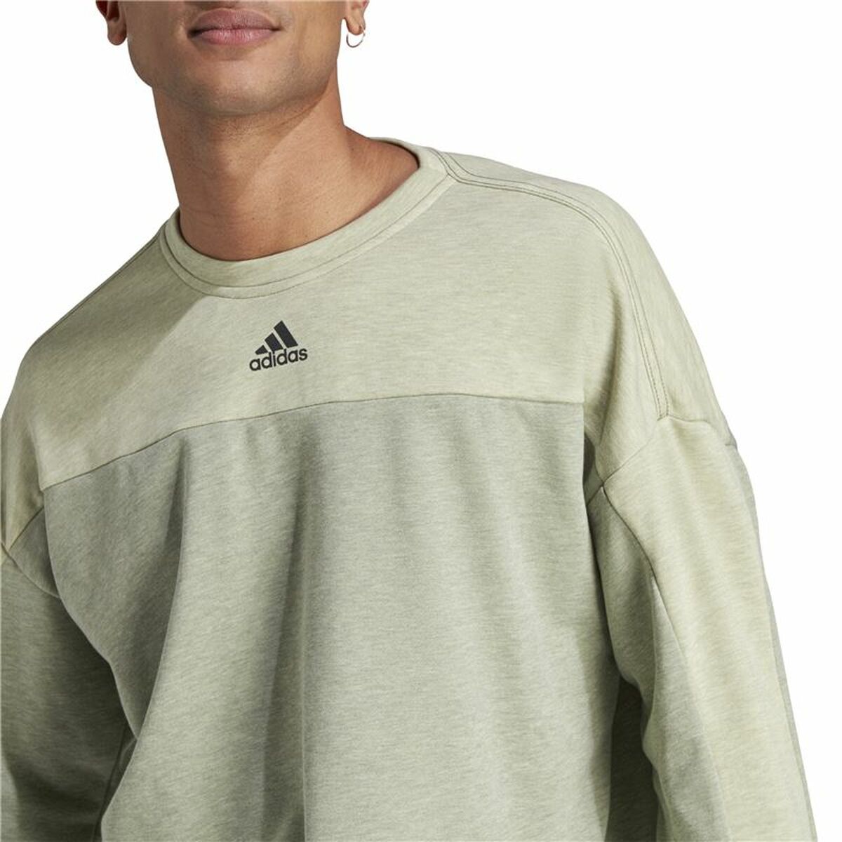 Tröja utan huva Herr Adidas Mel Crw Beige - 4