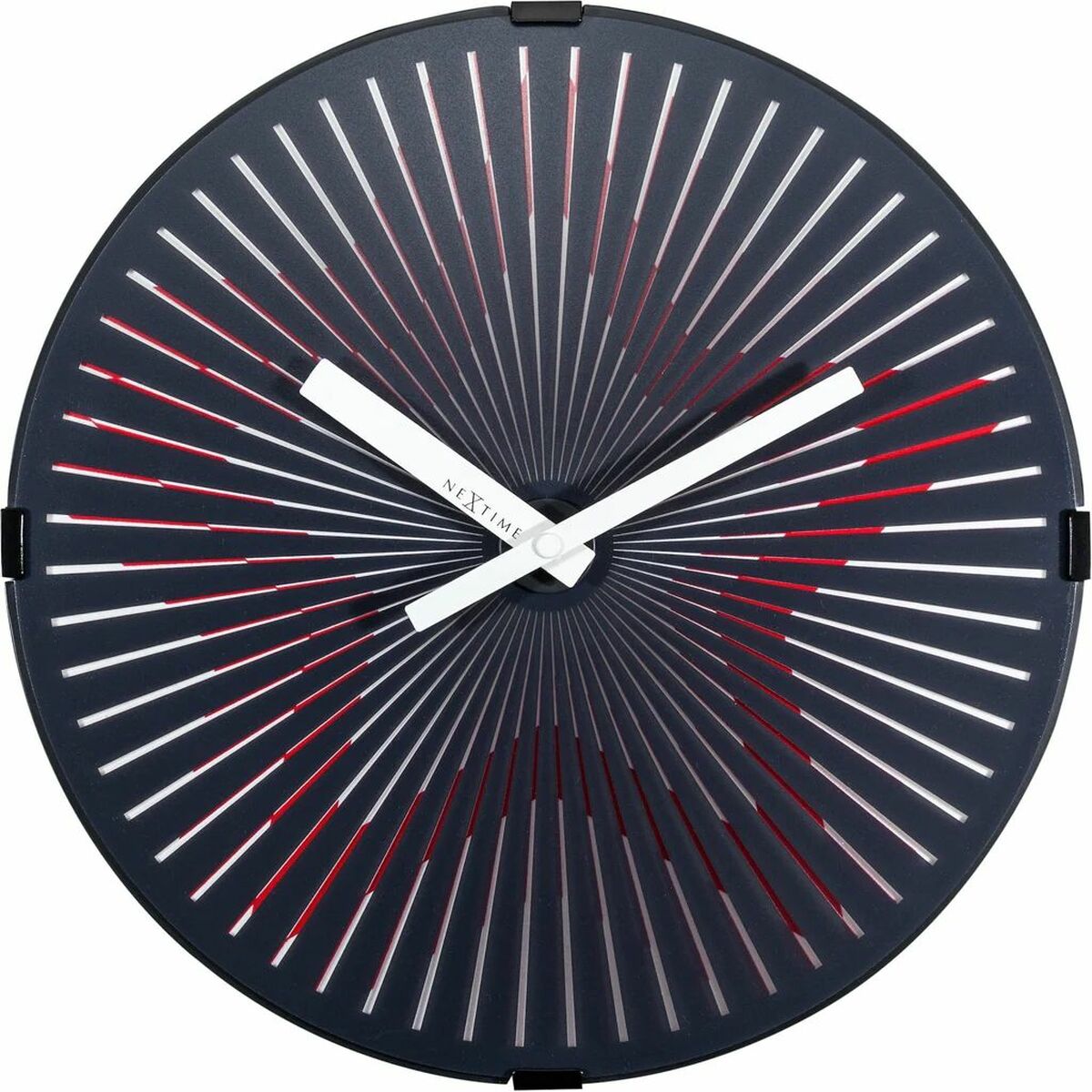 Väggklocka Nextime Svart 30 cm