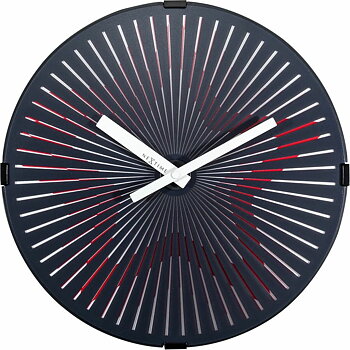 Väggklocka Nextime Svart 30 cm