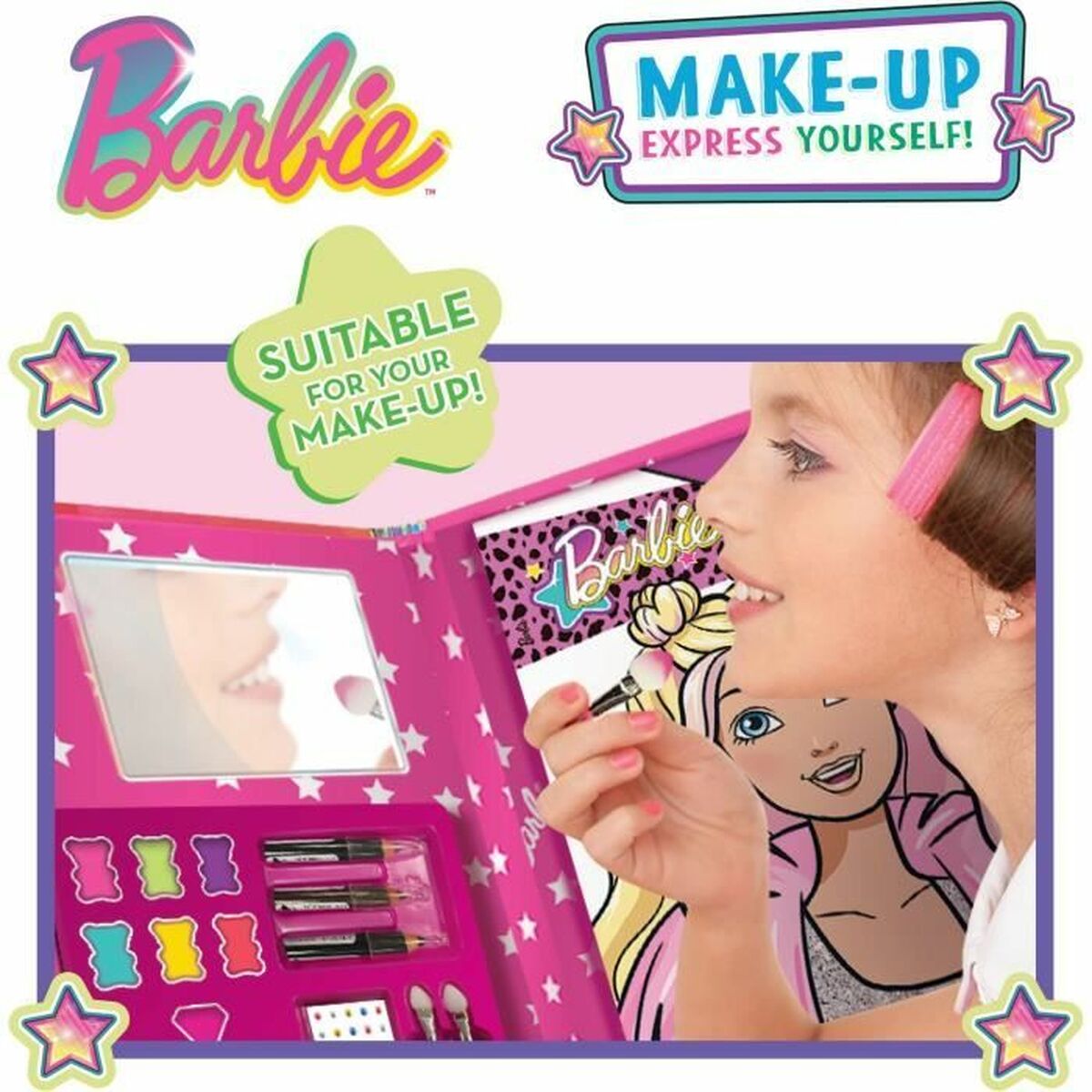 Sminkset för barn Barbie Barbie - 11
