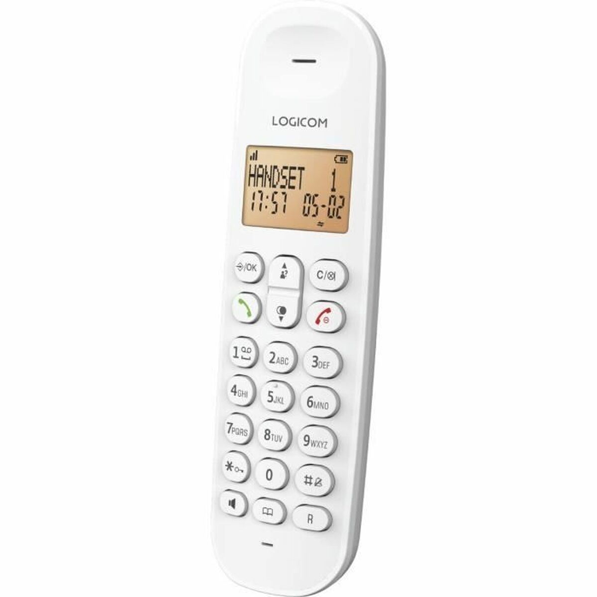 Markkabeltelefon Logicom DECT ILOA 150 SOLO Vit - 3