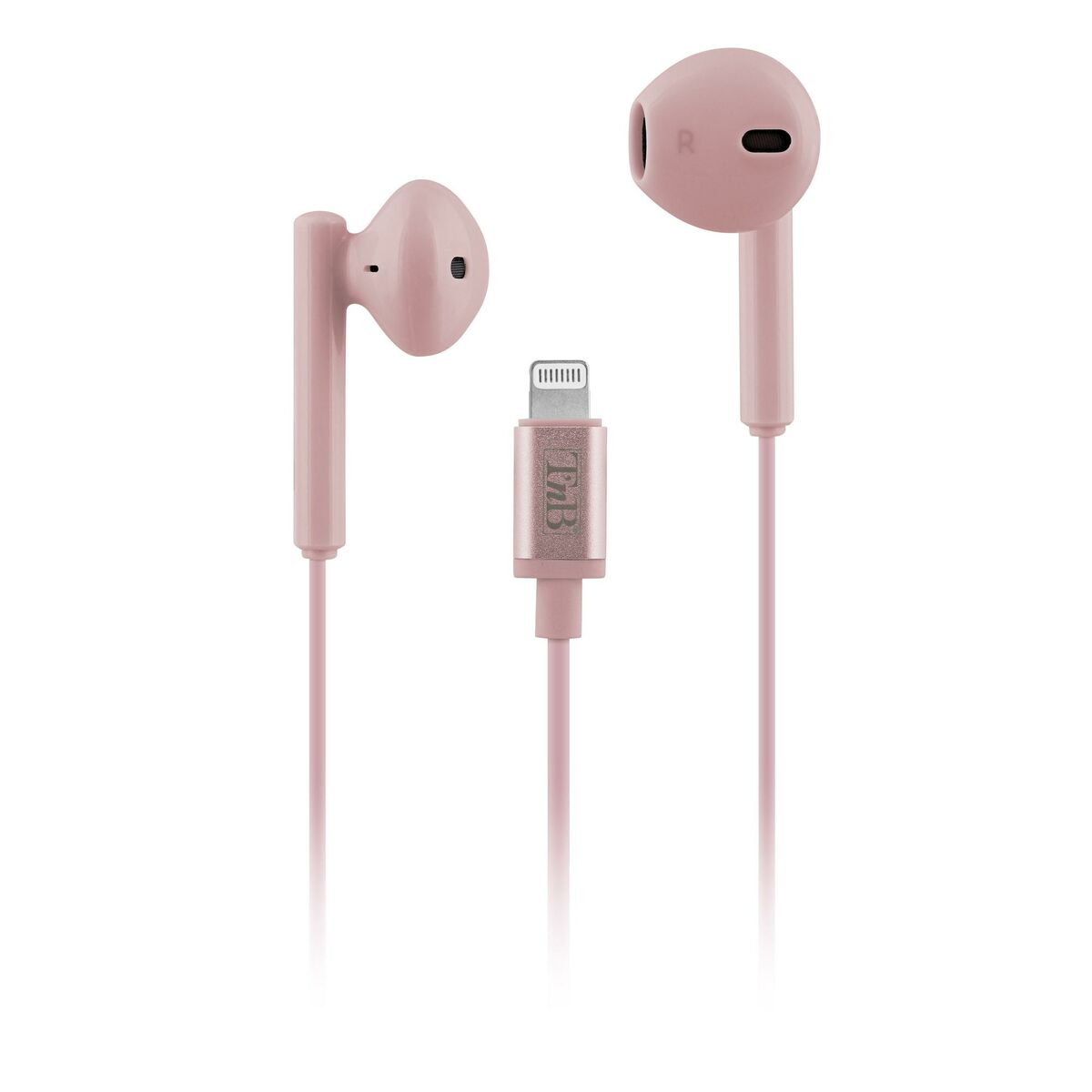 Knapphörlurar T'NB CURV Rosa