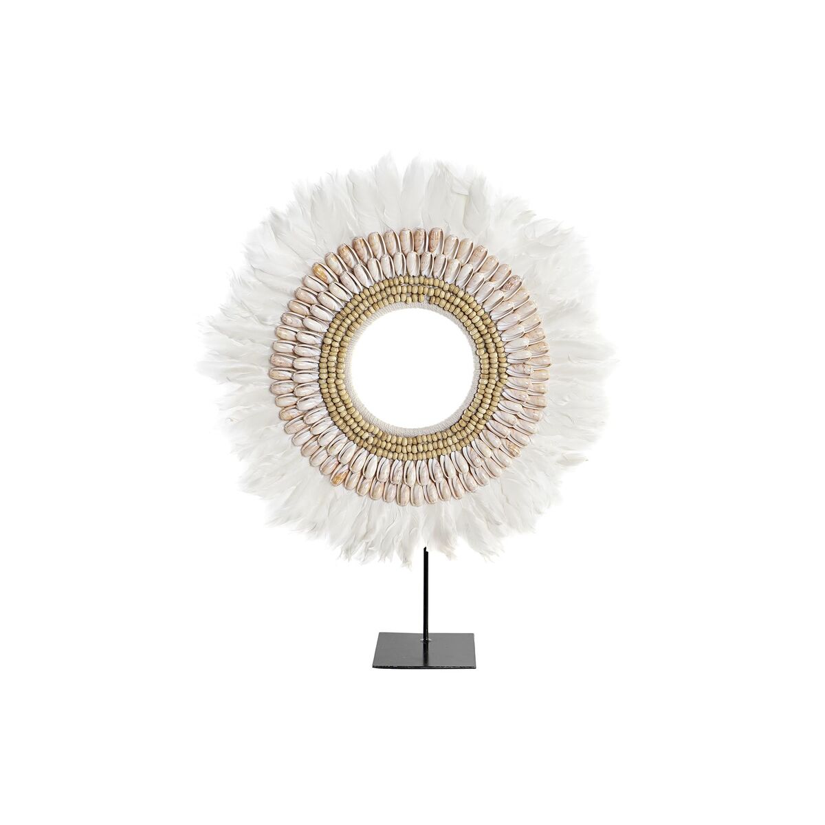 Prydnadsfigur DKD Home Decor Järn Fjäder (50 x 12,5 x 59 cm) - 7