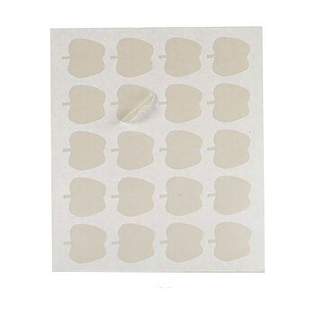 Självhäftande etiketter Pincello Vit 17 x 4 x 19 cm 22 x 49 mm Äpple (12 antal)