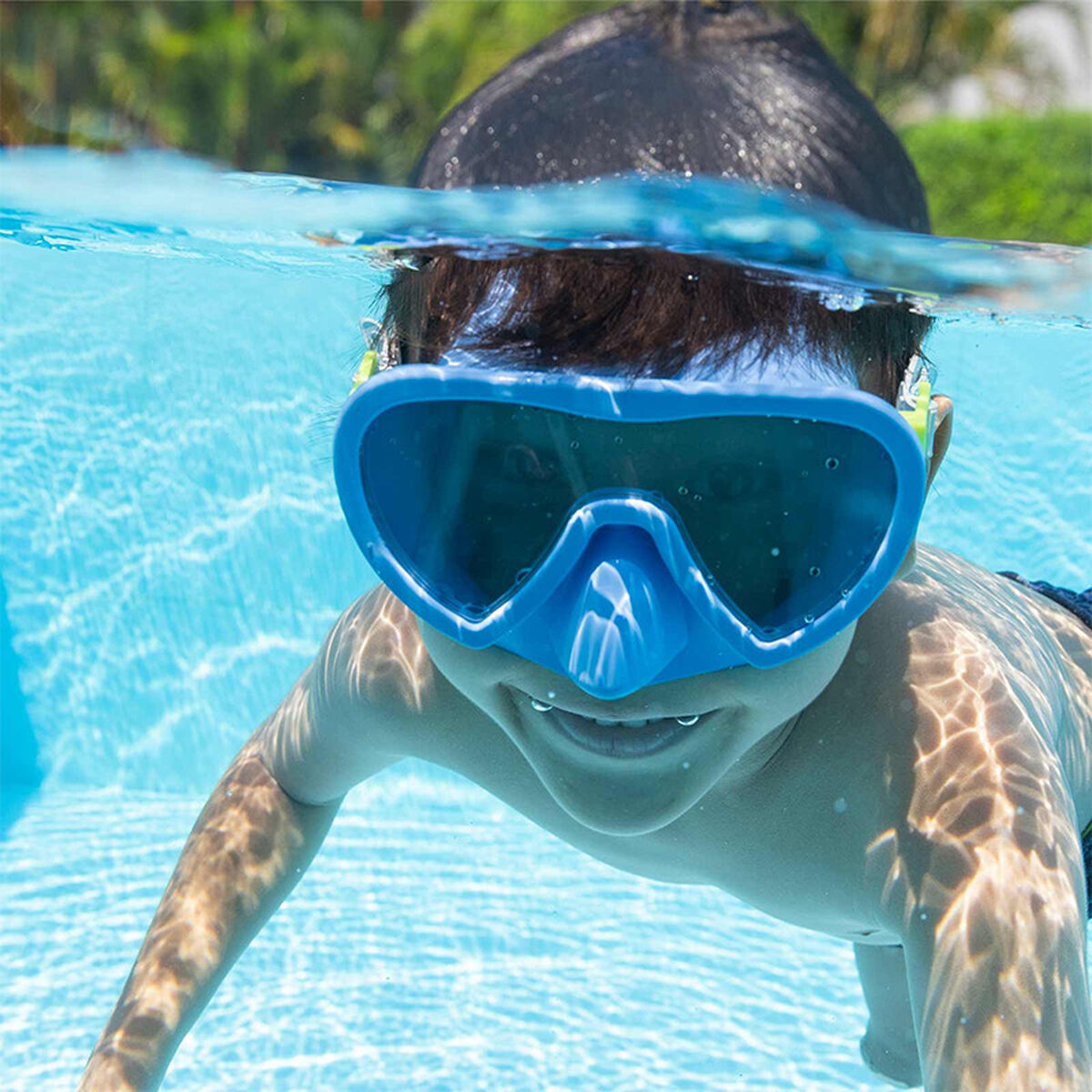 Bestway dykmask för vuxna med anatomisk rem, blandade färger +14 år strand och pool 22052 - 7