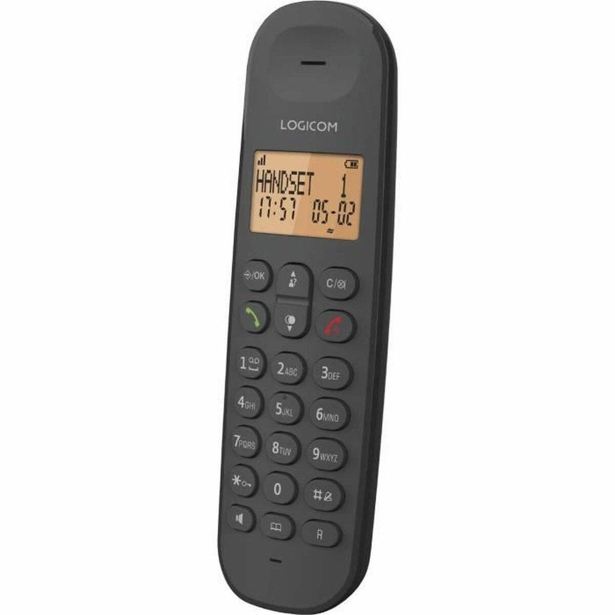 Markkabeltelefon Logicom DECT ILOA 150 SOLO Svart - 3
