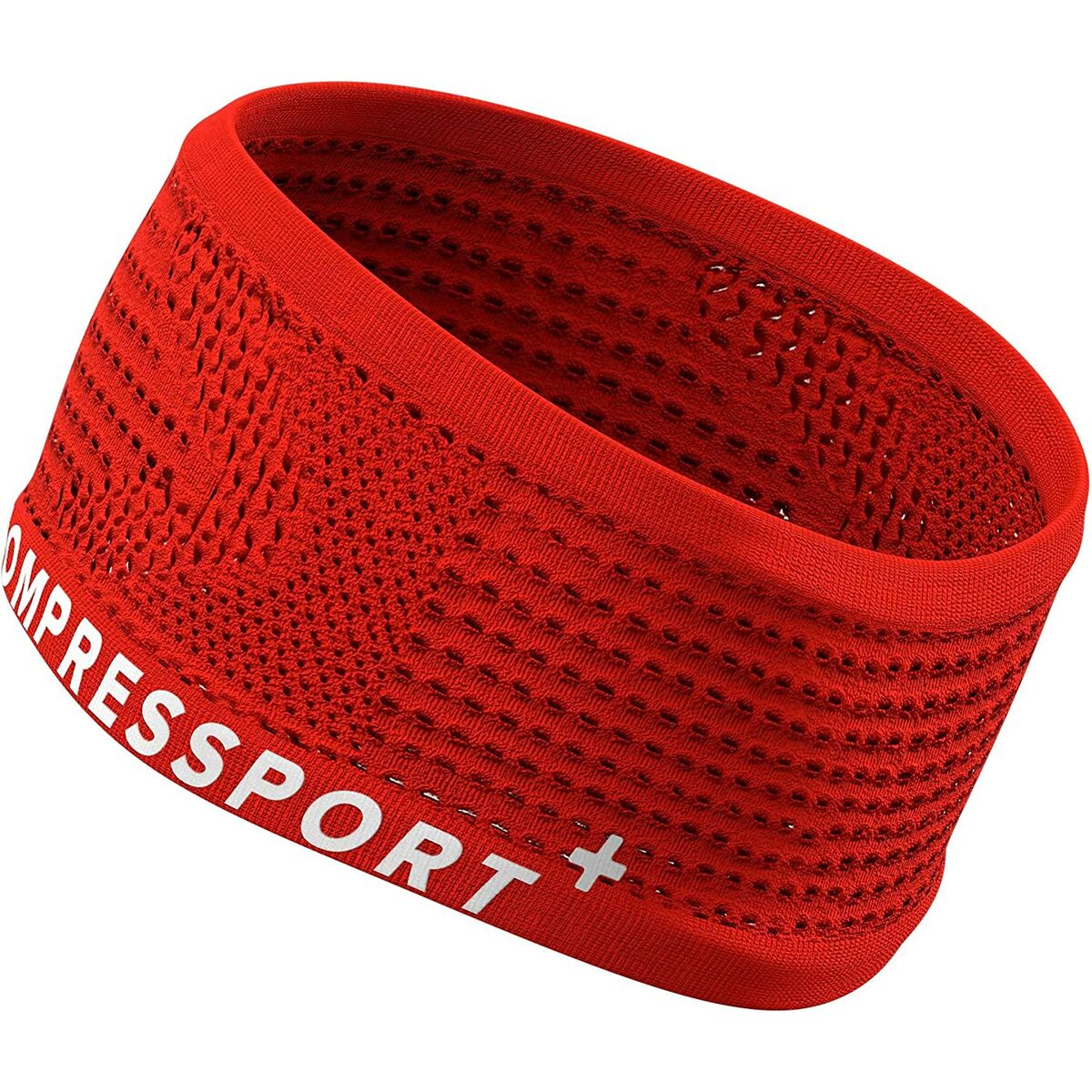 Huvudsportband Compressport On/Off Mörkröd One size - 8