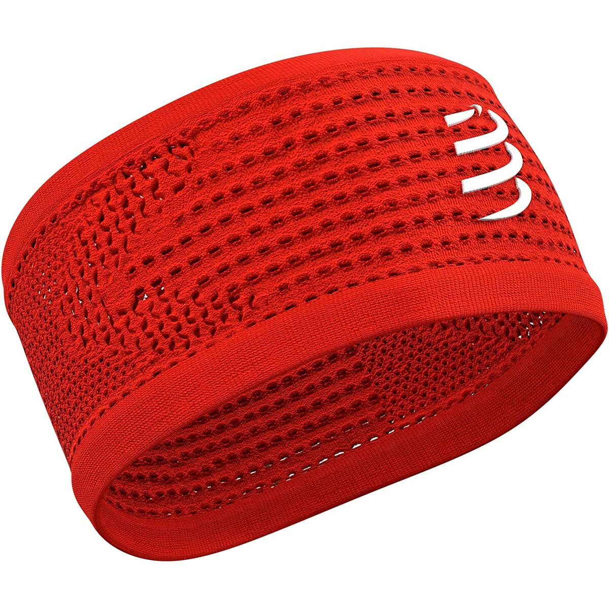 Huvudsportband Compressport On/Off Mörkröd One size - 5