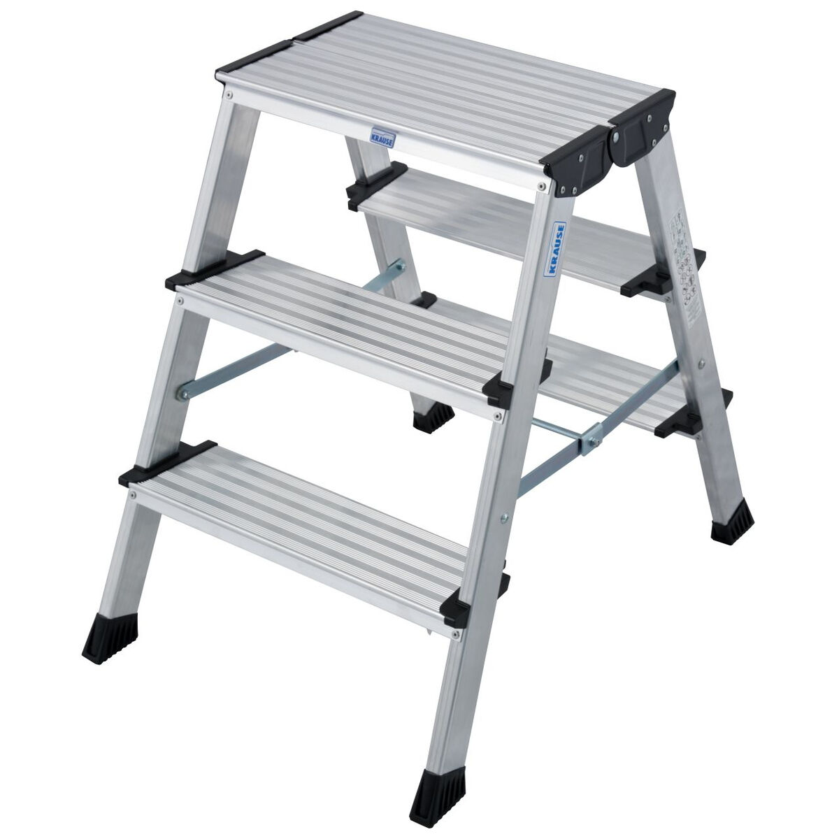 Hopfällbar stege Krause 126030 Silvrig Aluminium - 3