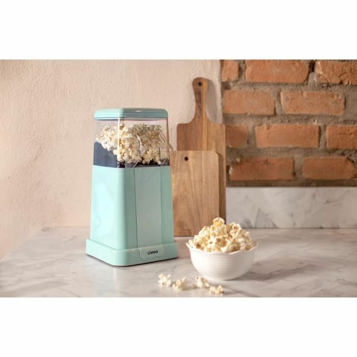 Popcornmaskin Livoo DOM497 Blå - 5