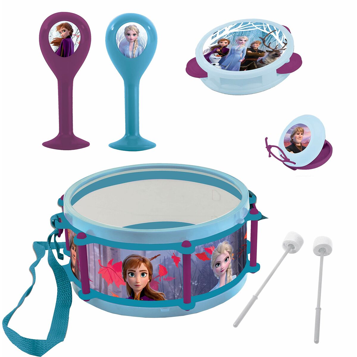 Leksak musikinstrument set Lexibook Frozen Plast 7 Delar - 4