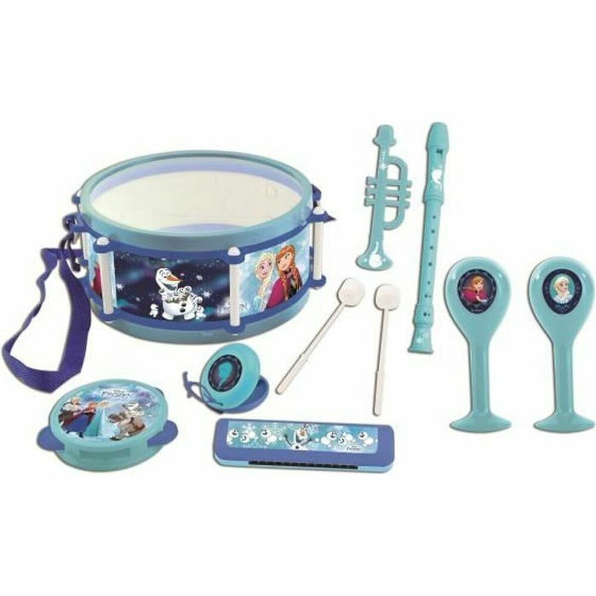 Leksak musikinstrument set Lexibook Frozen Plast 7 Delar - 3