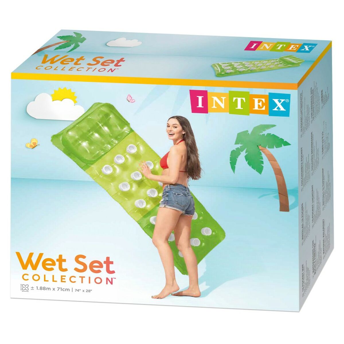 Luftmadrass Intex 18 Glas 188 x 30 x 71 cm - 3