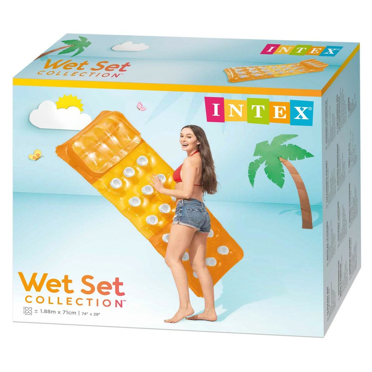 Luftmadrass Intex 18 Glas 188 x 30 x 71 cm - 4